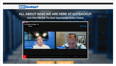 Gotbackup review and income strategy