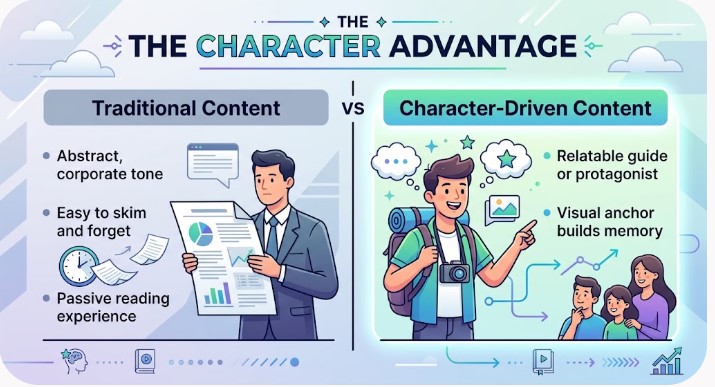 Why Your Brand Needs a Permanent Character for Web & Email Storytelling